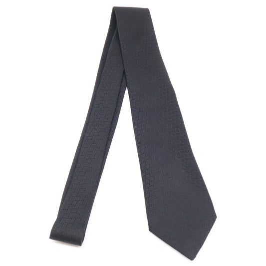 HERMES エルメス 【美品】ファソネ H 24 H織りタイ 8cm ネクタイ