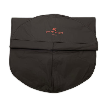ETRO エトロ 241-MRCB0002 ブルー コットン バーティカルストライプ パターンジャガード サイドベンツ 2Bテーラードジャケット ジャケット