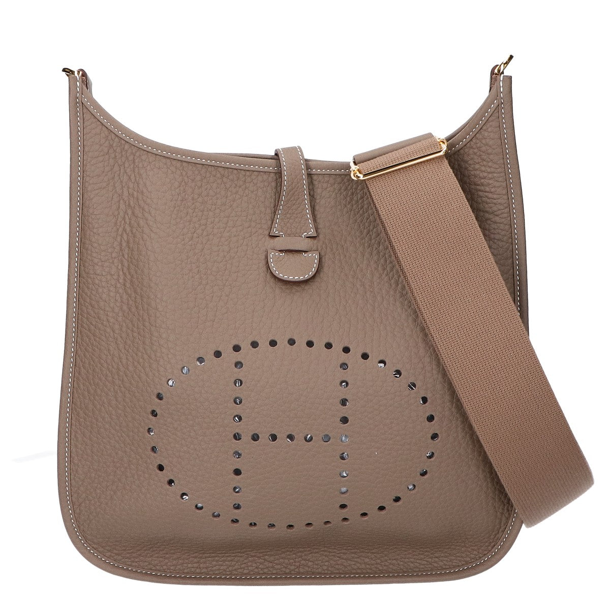 HERMES エルメス 新品同様 K刻 トリヨンクレマンス GD金具 エブリンⅢ PM ショルダーバッグ