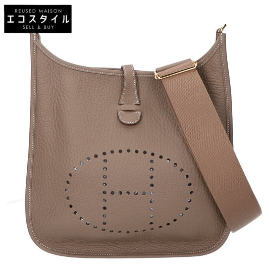 HERMES エルメス 新品同様 K刻 トリヨンクレマンス GD金具 エブリン3 PM ショルダーバッグ
