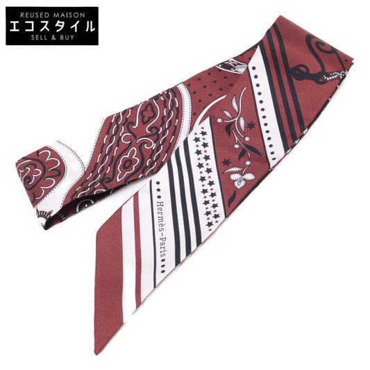 HERMES エルメス 【新品同様】H064217S 06 Festival des Amazones アマゾンの祭典・バンダナ シルク ツイリー スカーフ