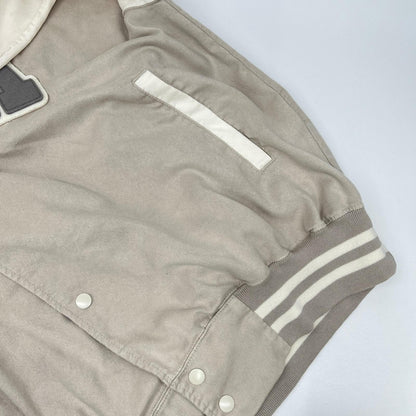 REMI RELIEF レミレリーフ L'Appartement別注 グレー ストーンウォッシャブル SUEDE LIKE STADIUM JAMPER トップス