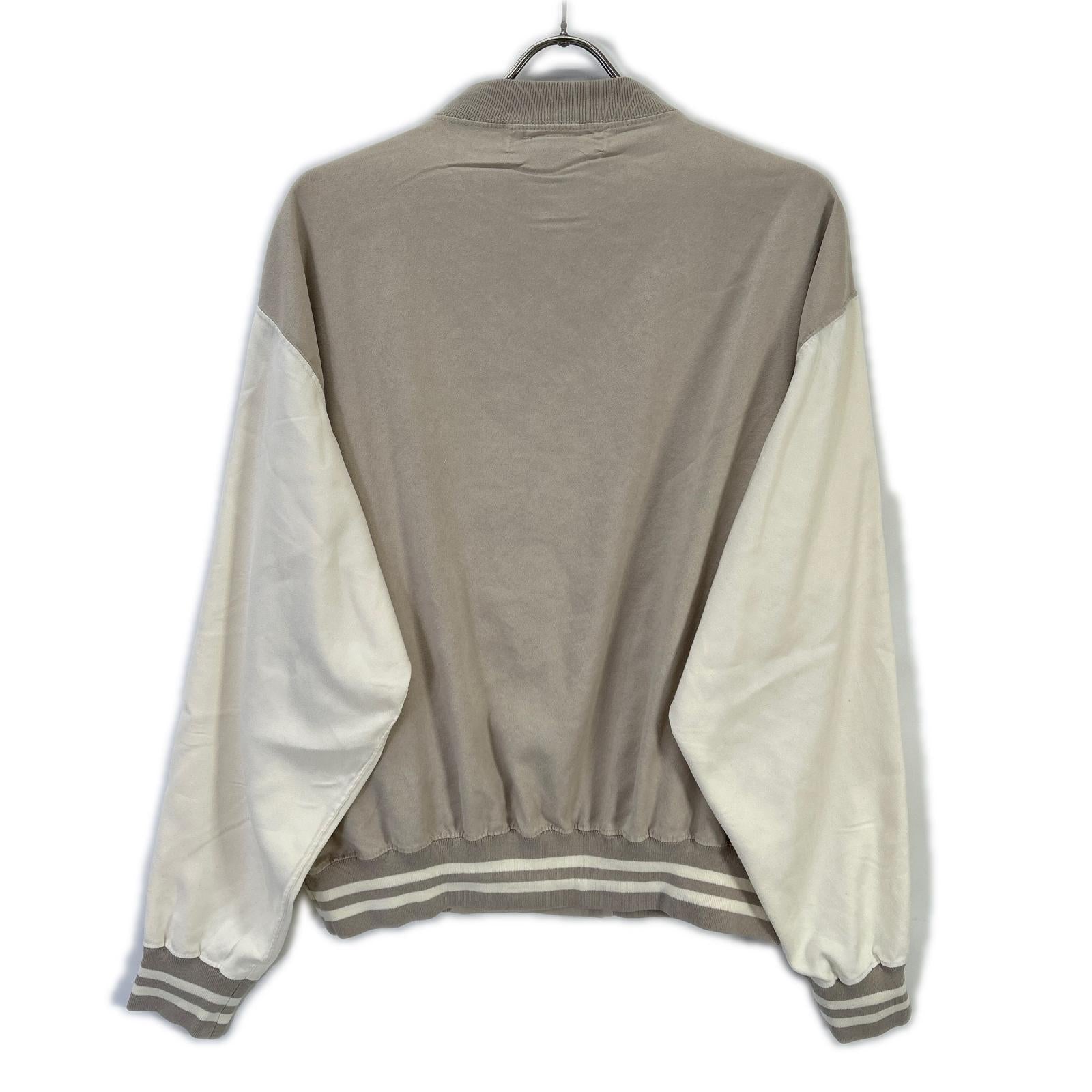REMI RELIEF レミレリーフ L'Appartement別注 グレー ストーンウォッシャブル SUEDE LIKE STADIUM JAMPER トップス