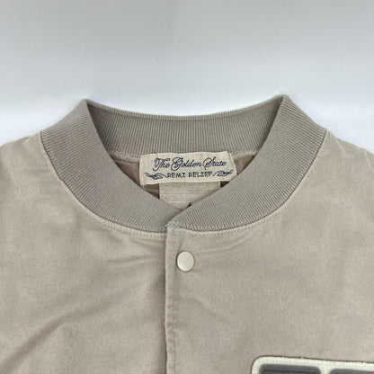 REMI RELIEF レミレリーフ L'Appartement別注 グレー ストーンウォッシャブル SUEDE LIKE STADIUM JAMPER トップス