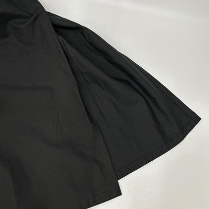 Deuxieme Classe ドゥーズィエムクラス 25-060-500-7111 pleasantly ブラック ギザコットン イージーフレアロングスカート スカート