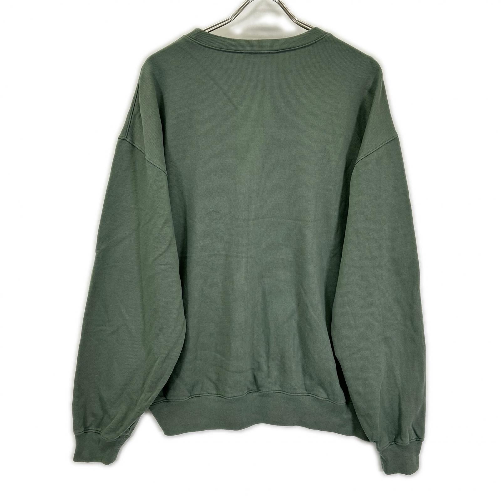 AURALEE オーラリー A24SP01HU グリーン コットン SUPER HIGH GAUZE SWEAT P/O トップス