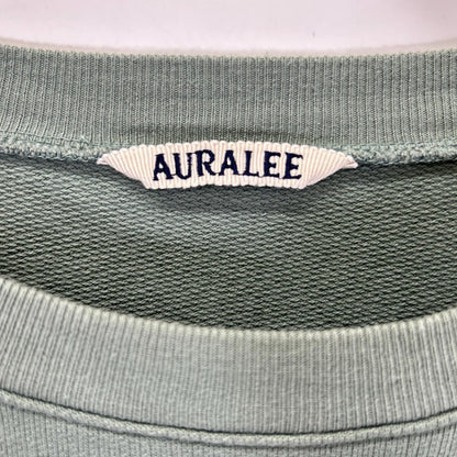 AURALEE オーラリー A24SP01HU グリーン コットン SUPER HIGH GAUZE SWEAT P/O トップス