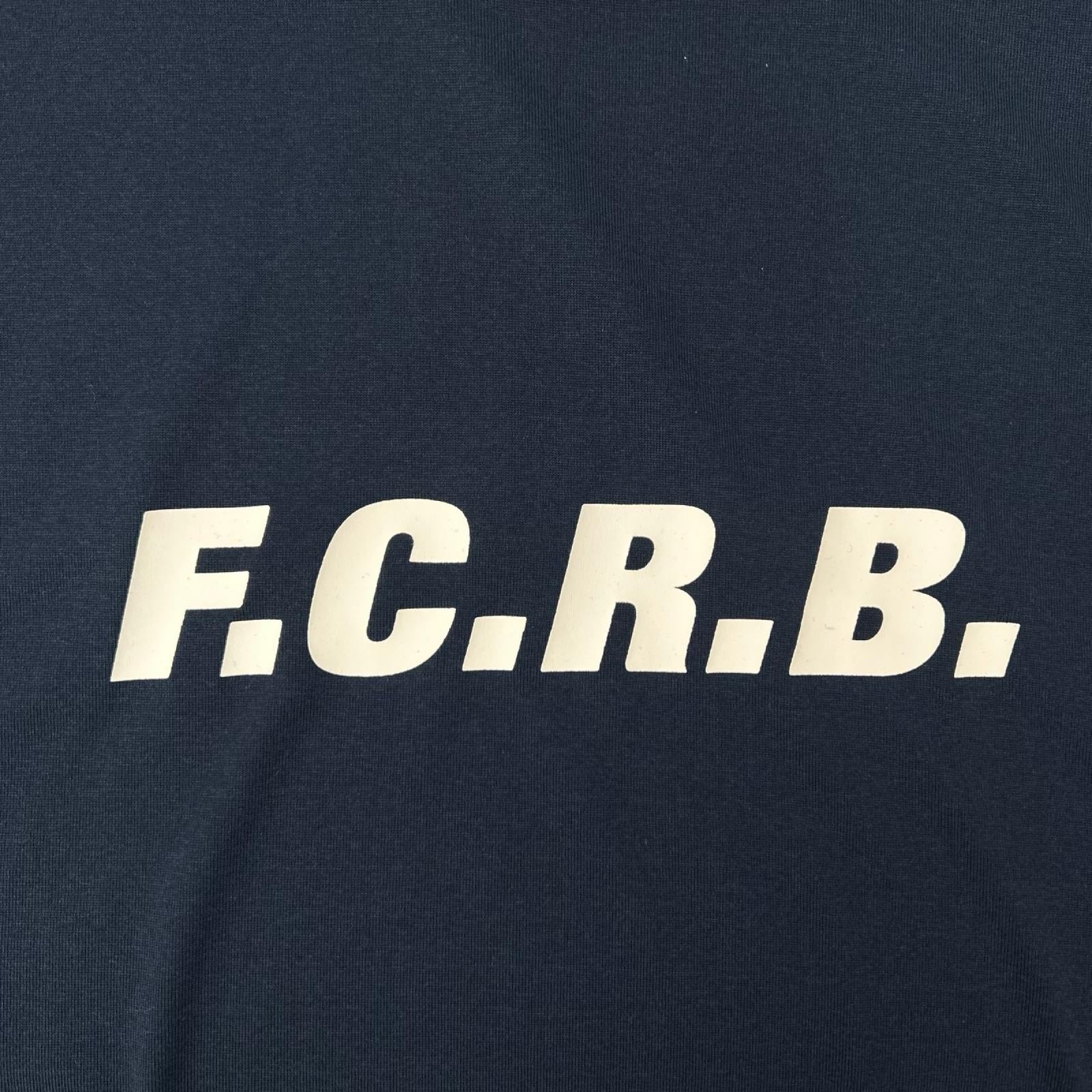 F.C.Real Bristol エフシーリアルブリストル FCRB-220010 ネイビー ポーラーテックパワードライ フロントロゴ ショートスリーブカットソー トップス