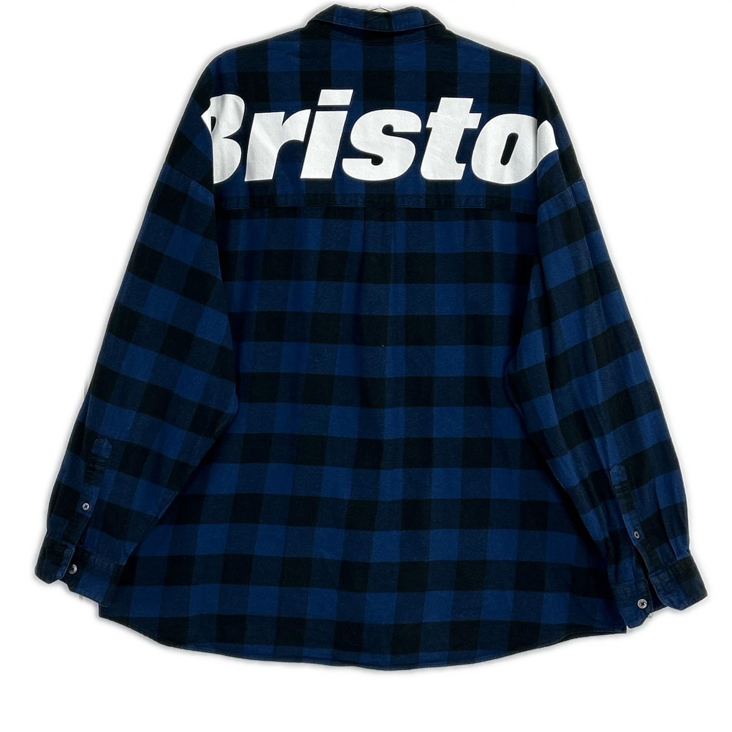 F.C.Real Bristol エフシーリアルブリストル FCRB-212078 BIG LOGO FLANNEL BAGGY SHIRT チェック 長袖シャツ トップス