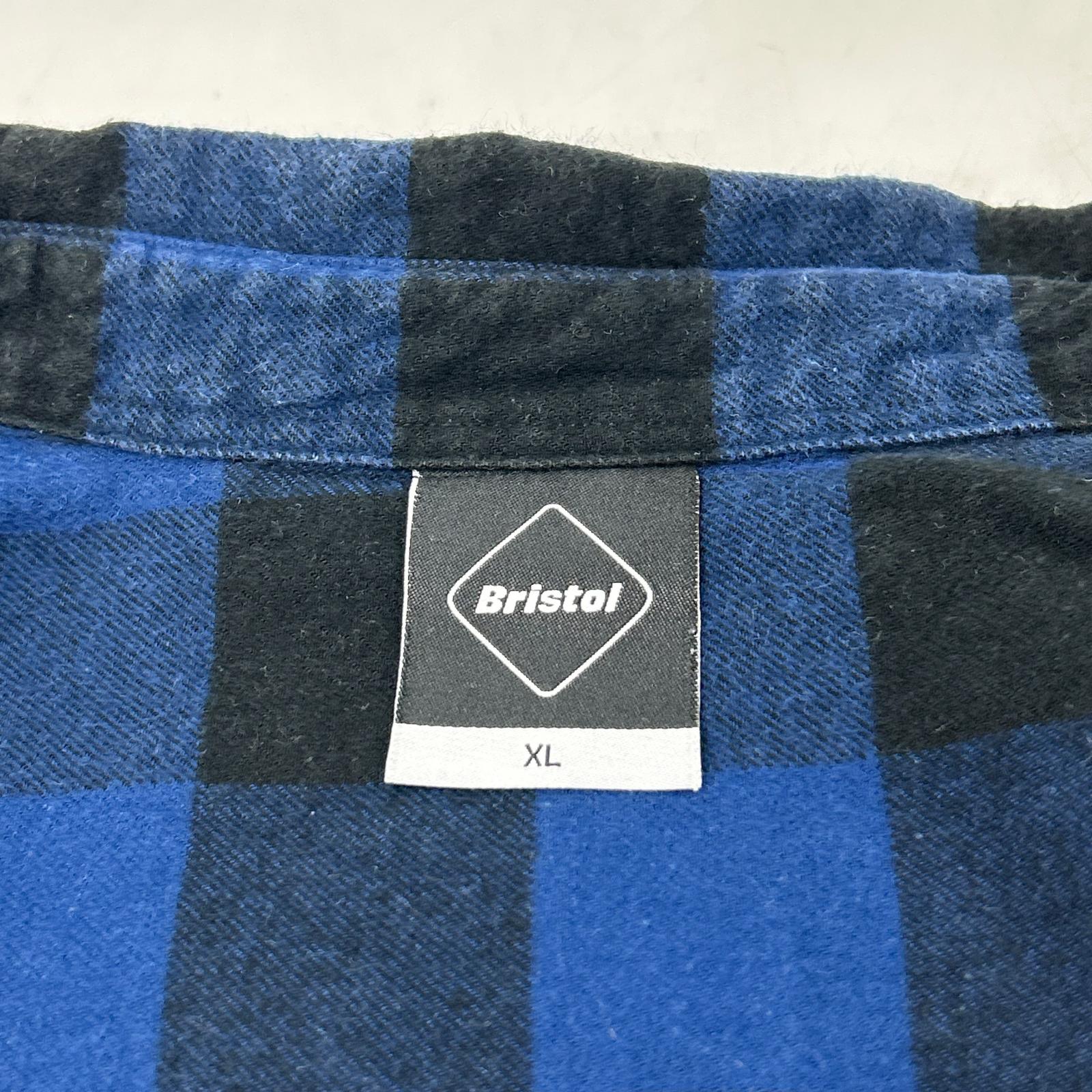 F.C.Real Bristol エフシーリアルブリストル FCRB-212078 BIG LOGO FLANNEL BAGGY SHIRT チェック 長袖シャツ トップス