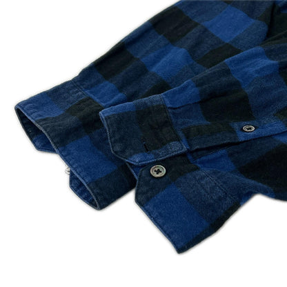 F.C.Real Bristol エフシーリアルブリストル FCRB-212078 BIG LOGO FLANNEL BAGGY SHIRT チェック 長袖シャツ トップス