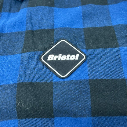 F.C.Real Bristol エフシーリアルブリストル FCRB-212078 BIG LOGO FLANNEL BAGGY SHIRT チェック 長袖シャツ トップス