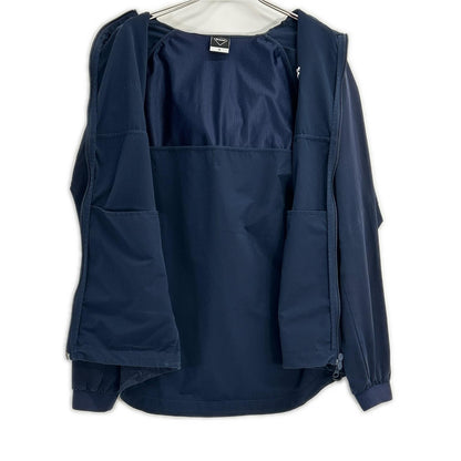 F.C.Real Bristol エフシーリアルブリストル FCRB-212041 ネイビー×ホワイト ポリエステル バックロゴ VENTILATION TRACK JACKET トップス