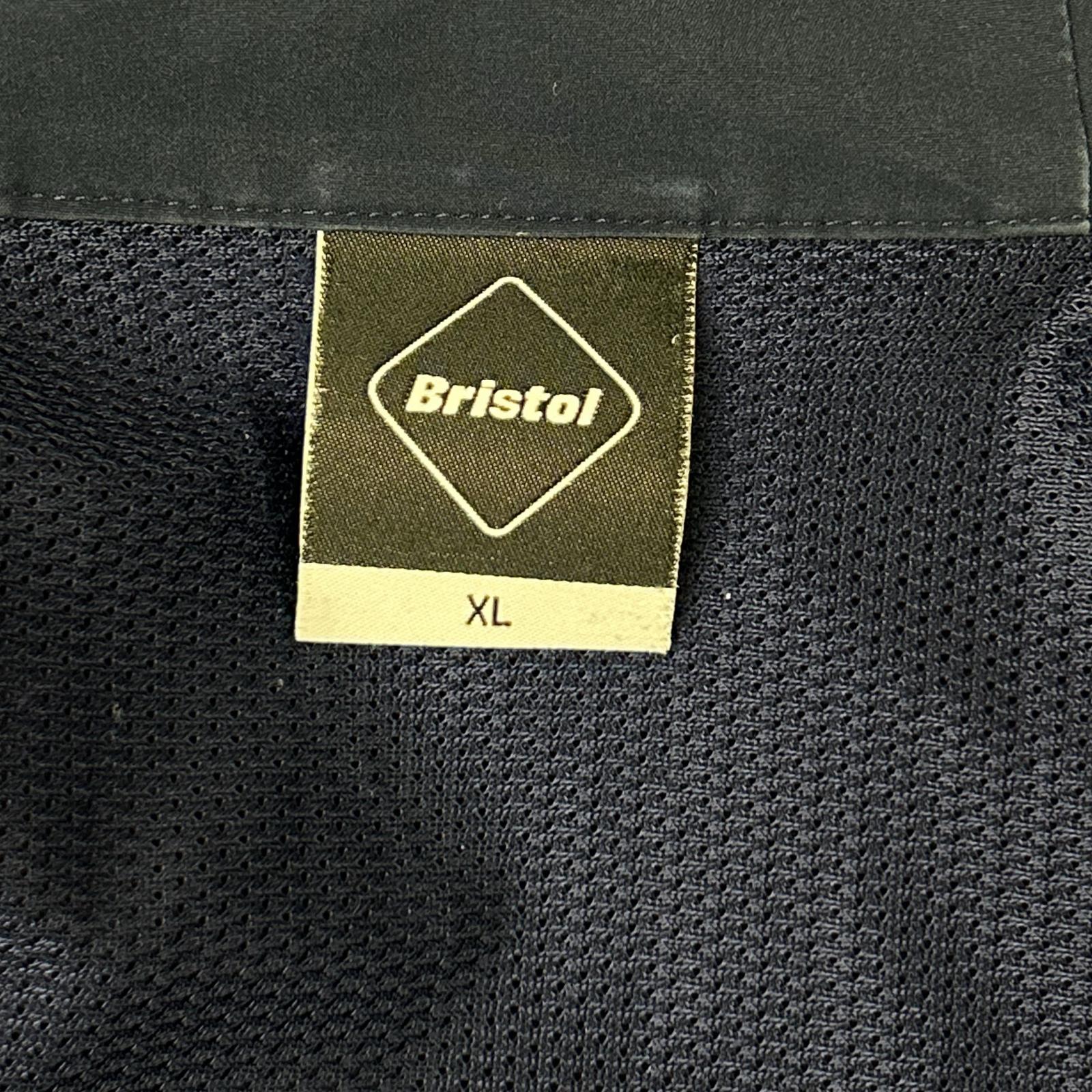 F.C.Real Bristol エフシーリアルブリストル FCRB-212041 ネイビー×ホワイト ポリエステル バックロゴ VENTILATION TRACK JACKET トップス