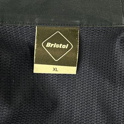 F.C.Real Bristol エフシーリアルブリストル FCRB-212041 ネイビー×ホワイト ポリエステル バックロゴ VENTILATION TRACK JACKET トップス