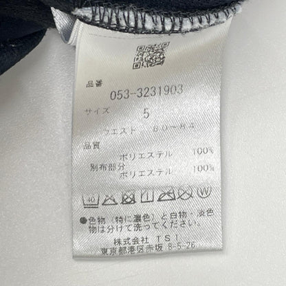 PEARLY GATES パーリーゲイツ 053-3231903 ブラック ポリエステル ラバーロゴ テーパードゴルフパンツ ボトムス
