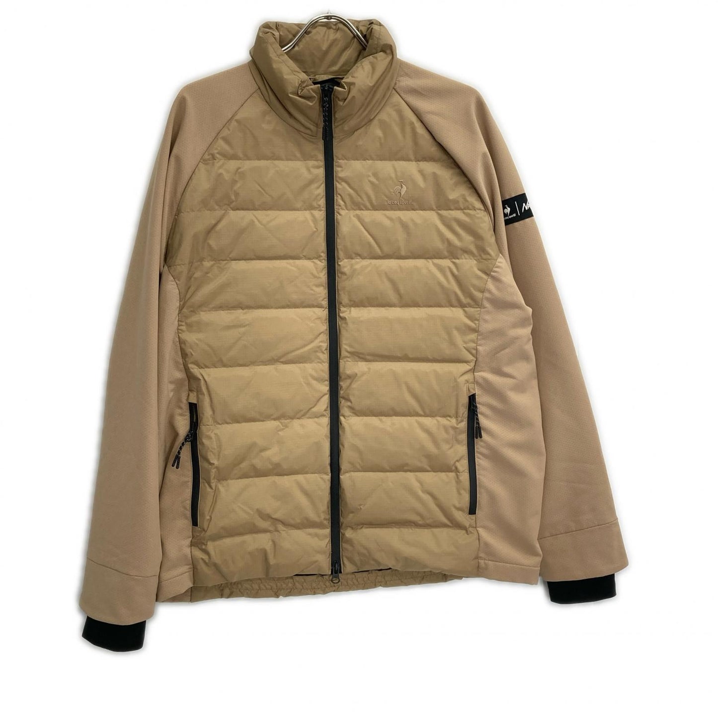 NANGA Nanga × le coq sportif QGMSJL56 Beige Nylon Quilted Stand-Collar Down Jacket