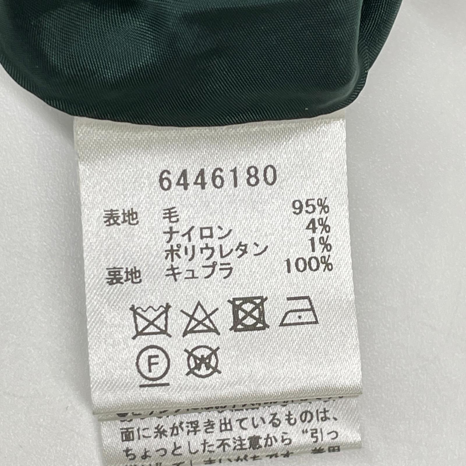 Rene ルネ 24AW 6446180 グリーン ウールナイロン パイル ノースリーブワンピース ワンピース
