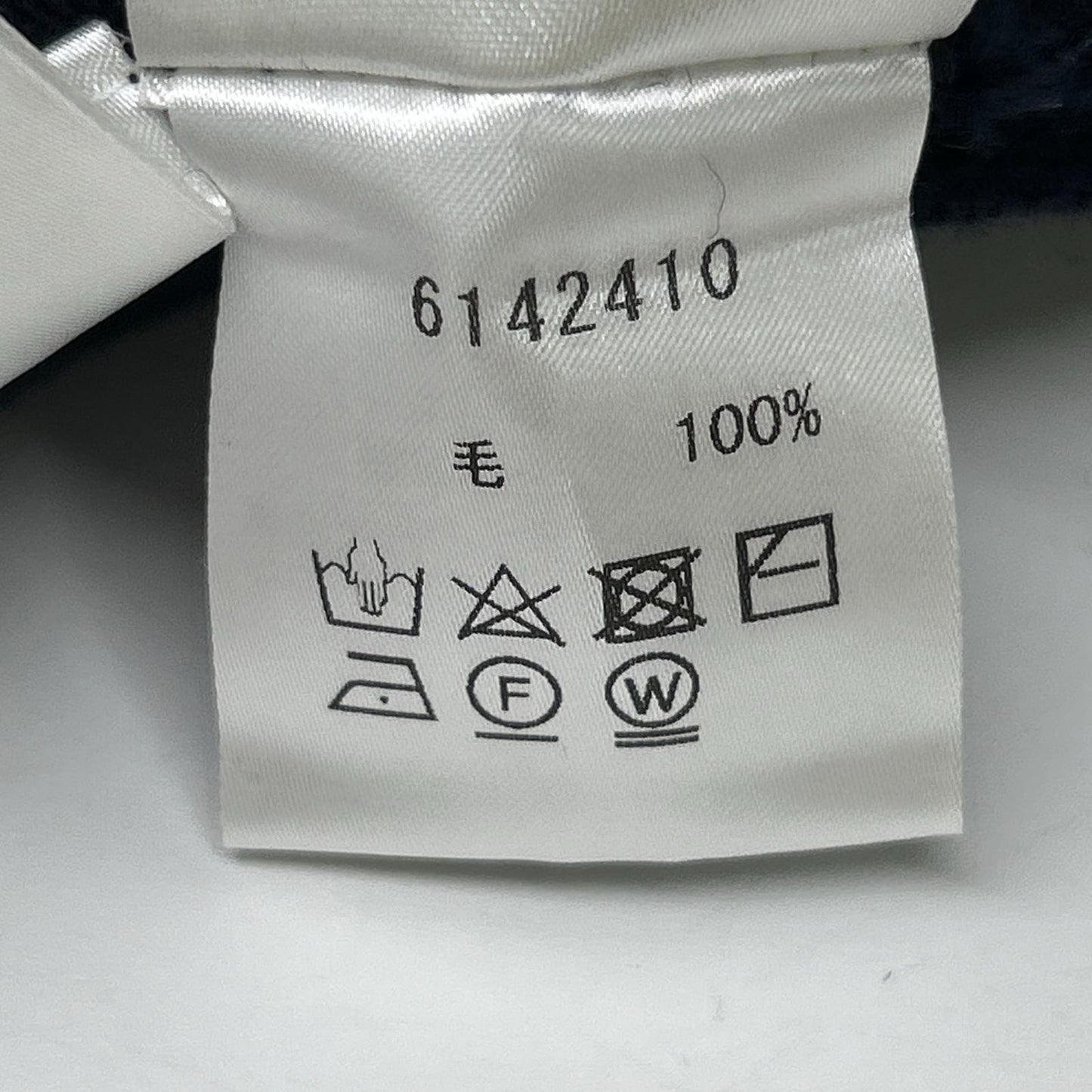 Rene ルネ 6142410 ネイビー ウール ジップアップニットブルゾン トップス