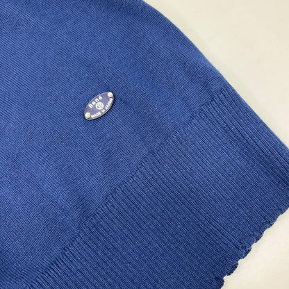 Rene ルネ 6342370 ネイビー ウール ロゴプレート タートルネックニットトップス トップス