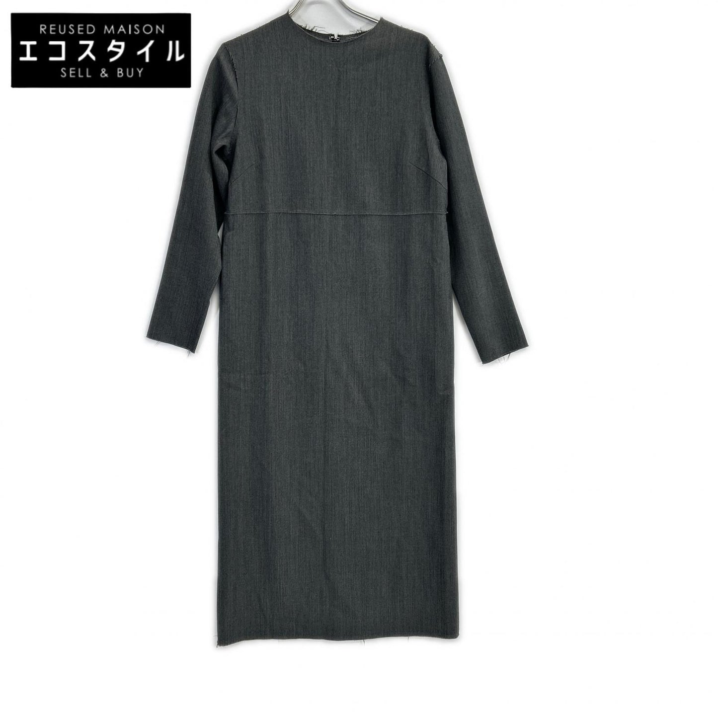 SINME シンメ SS17-05 25AW グレー ロングタイトワンピース ワンピース