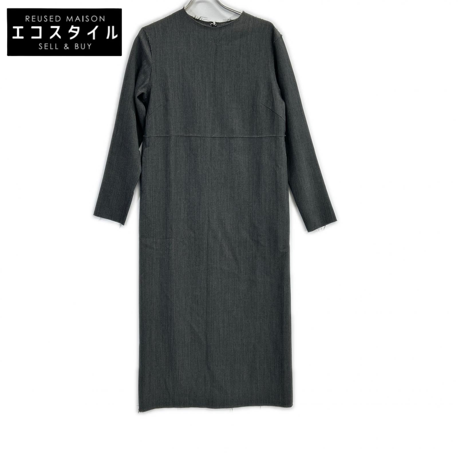 SINME シンメ SS17-05 25AW グレー ロングタイトワンピース ワンピース