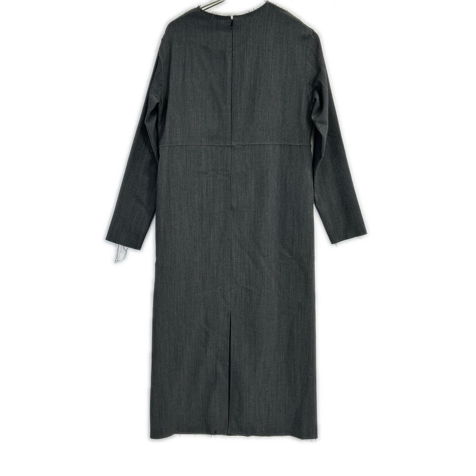 SINME シンメ SS17-05 25AW グレー ロングタイトワンピース ワンピース
