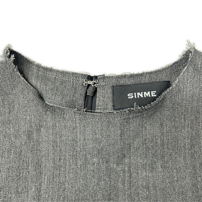 SINME シンメ SS17-05 25AW グレー ロングタイトワンピース ワンピース