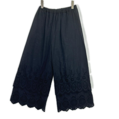 SINME Sinme SS14-17 Black M-short Cotton Lace Pants