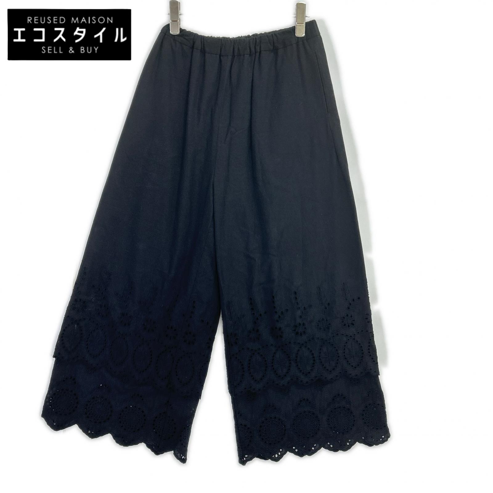SINME Sinme SS14-17 Black M-short Cotton Lace Pants