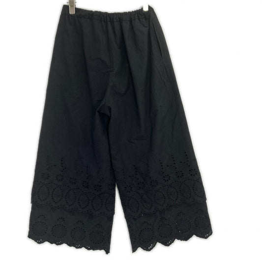 SINME シンメ SS14-17 ブラック M-short コットンレースパンツ ボトムス