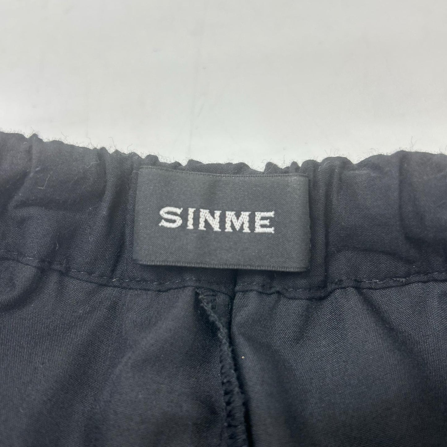 SINME シンメ SS14-17 ブラック M-short コットンレースパンツ ボトムス