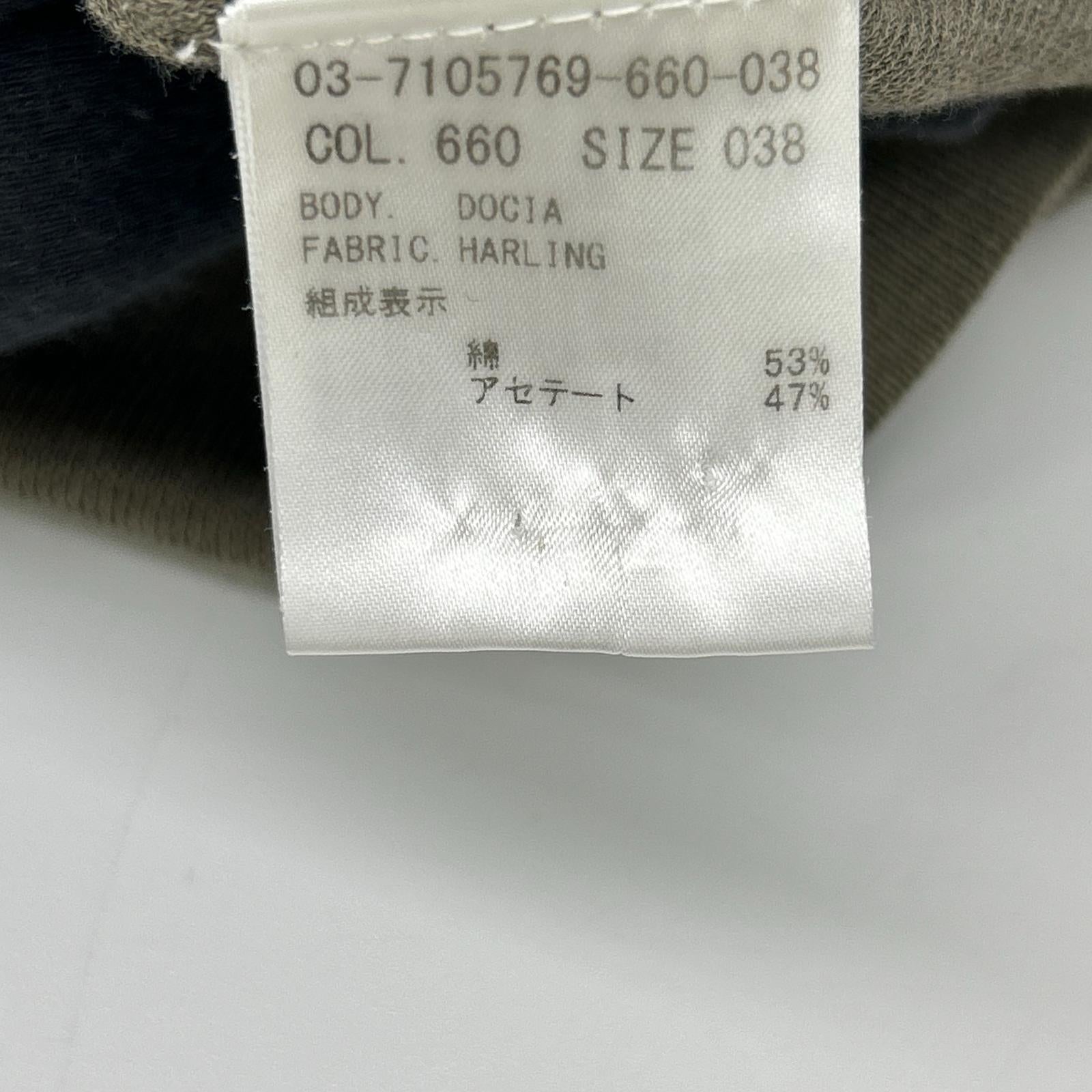 theory luxe セオリーリュクス カーキベージュ Vネック ショートスリーブ ワンピース ワンピース