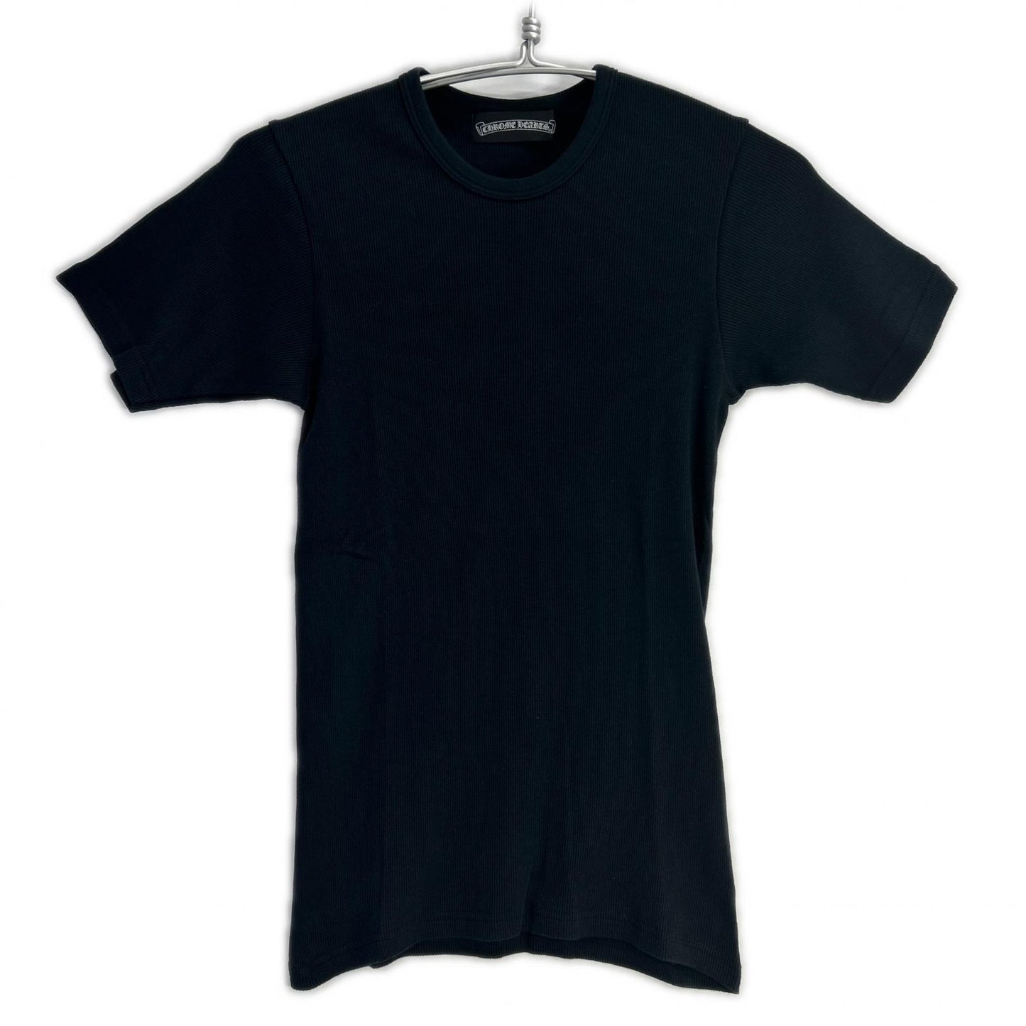 Chrome hearts クロムハーツ ブラック リブニットTシャツ byグンゼ トップス