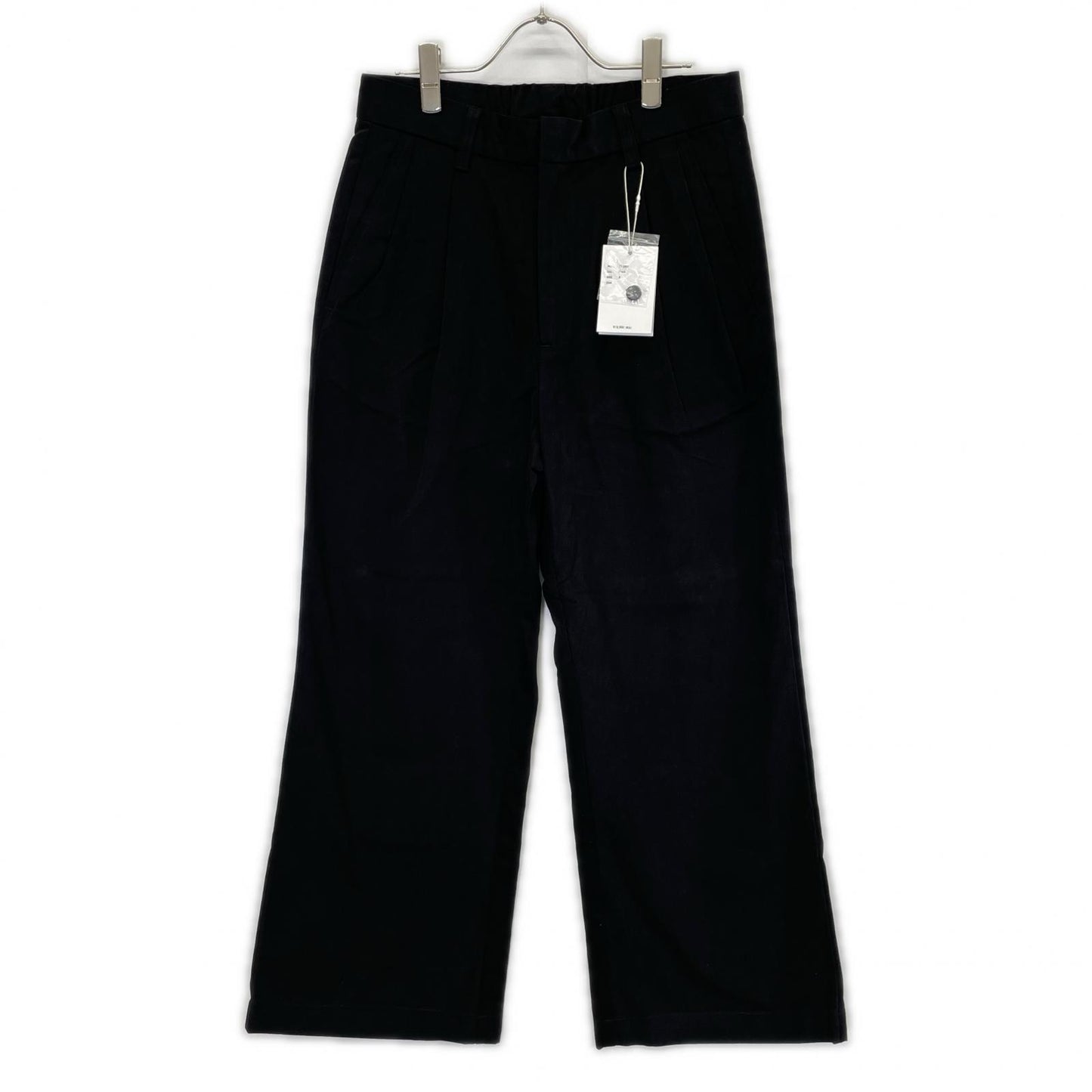 RETOUCH リタッチ RT-CH01 ブラック 2Tuck Wide Slacks/ワイドスラックスパンツ ボトムス
