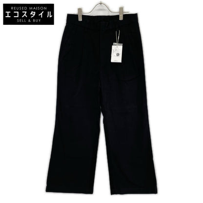 RETOUCH リタッチ RT-CH01 ブラック 2Tuck Wide Slacks/ワイドスラックスパンツ ボトムス