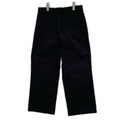 RETOUCH リタッチ RT-CH01 ブラック 2Tuck Wide Slacks/ワイドスラックスパンツ ボトムス