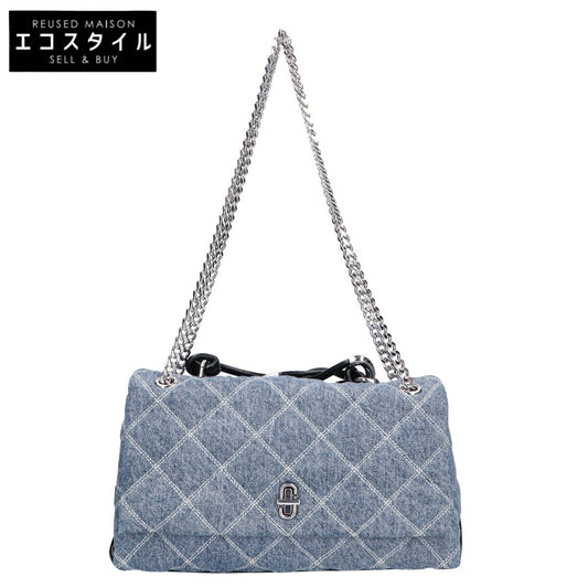 MARC JACOBS マーク ジェイコブス 【美品】25SS 2P5HCR019H03 416 ザ キルテッド デニム デュアル バッグ チェーン ショルダーバッグ