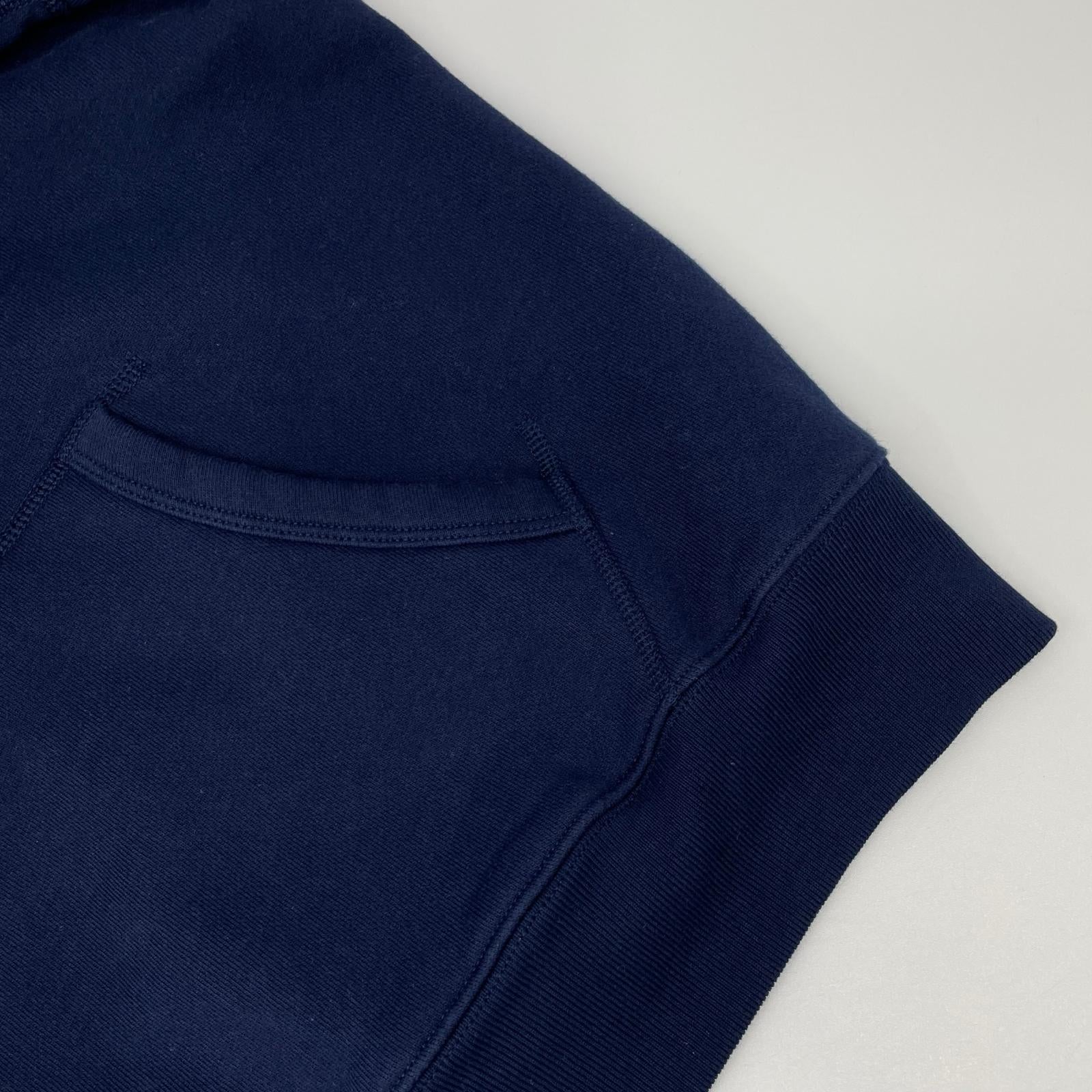 POLObyRalphLauren ポロラルフローレン ネイビー コットン プルオーバー フーディー トップス