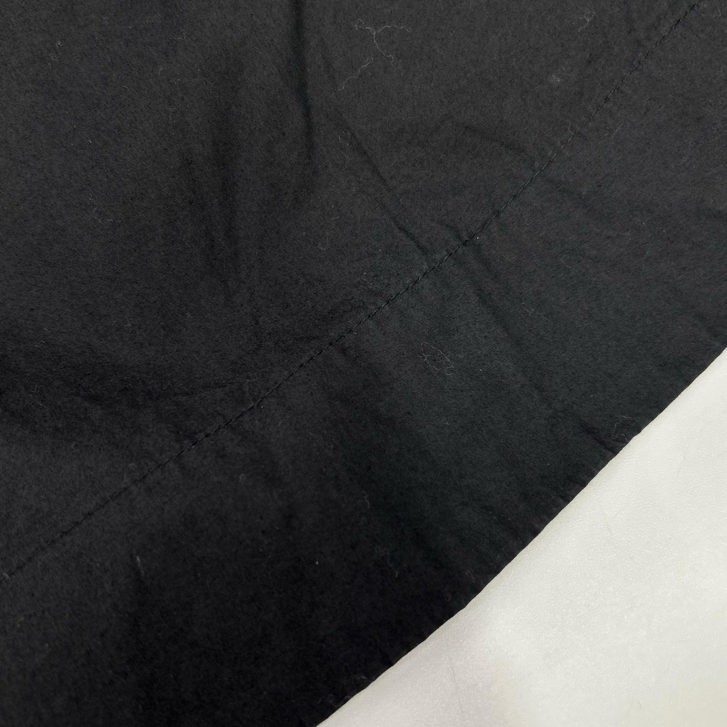 GANNI ガニー ブラック コットンププリンフリル ブラウス トップス