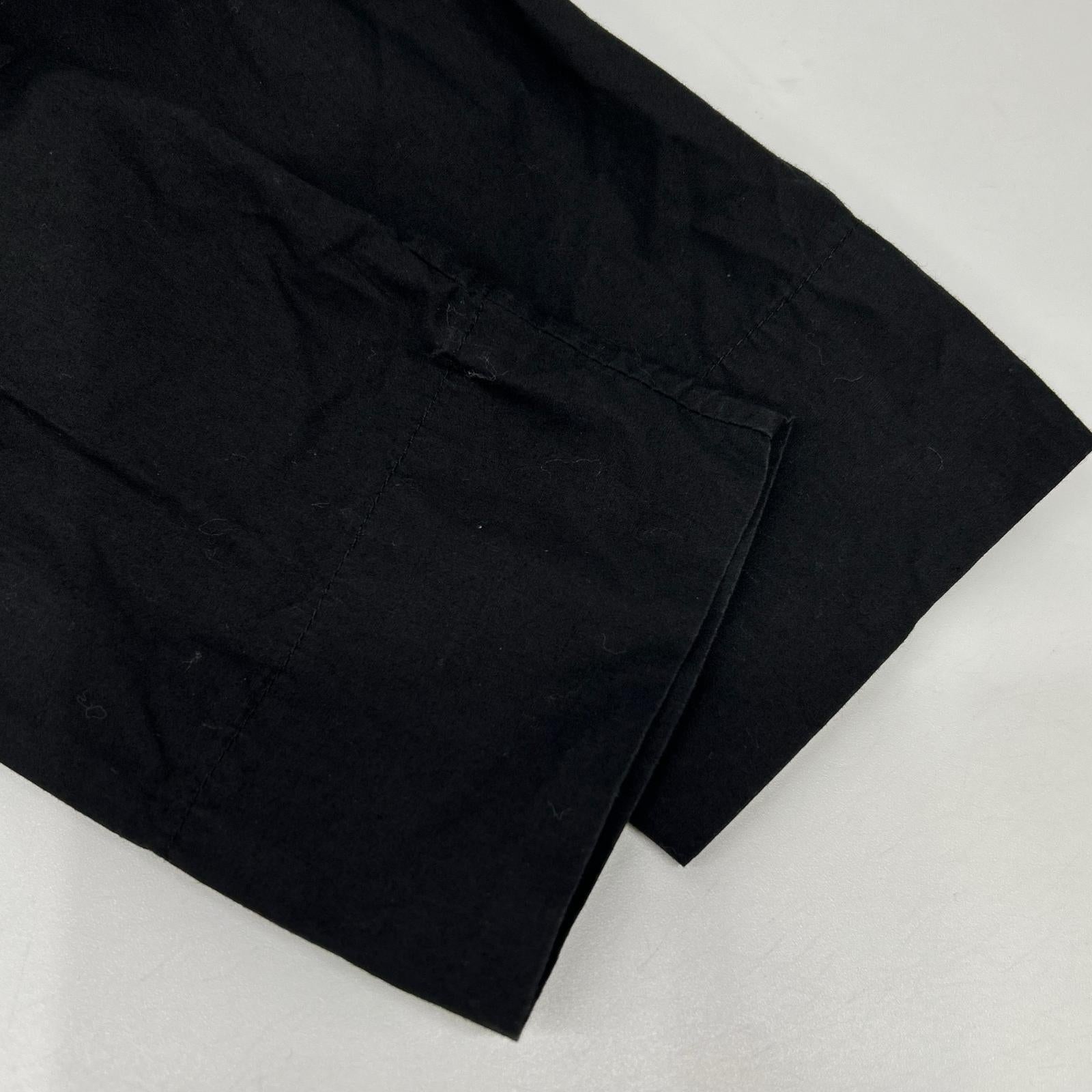 GANNI ガニー ブラック コットンププリンフリル ブラウス トップス