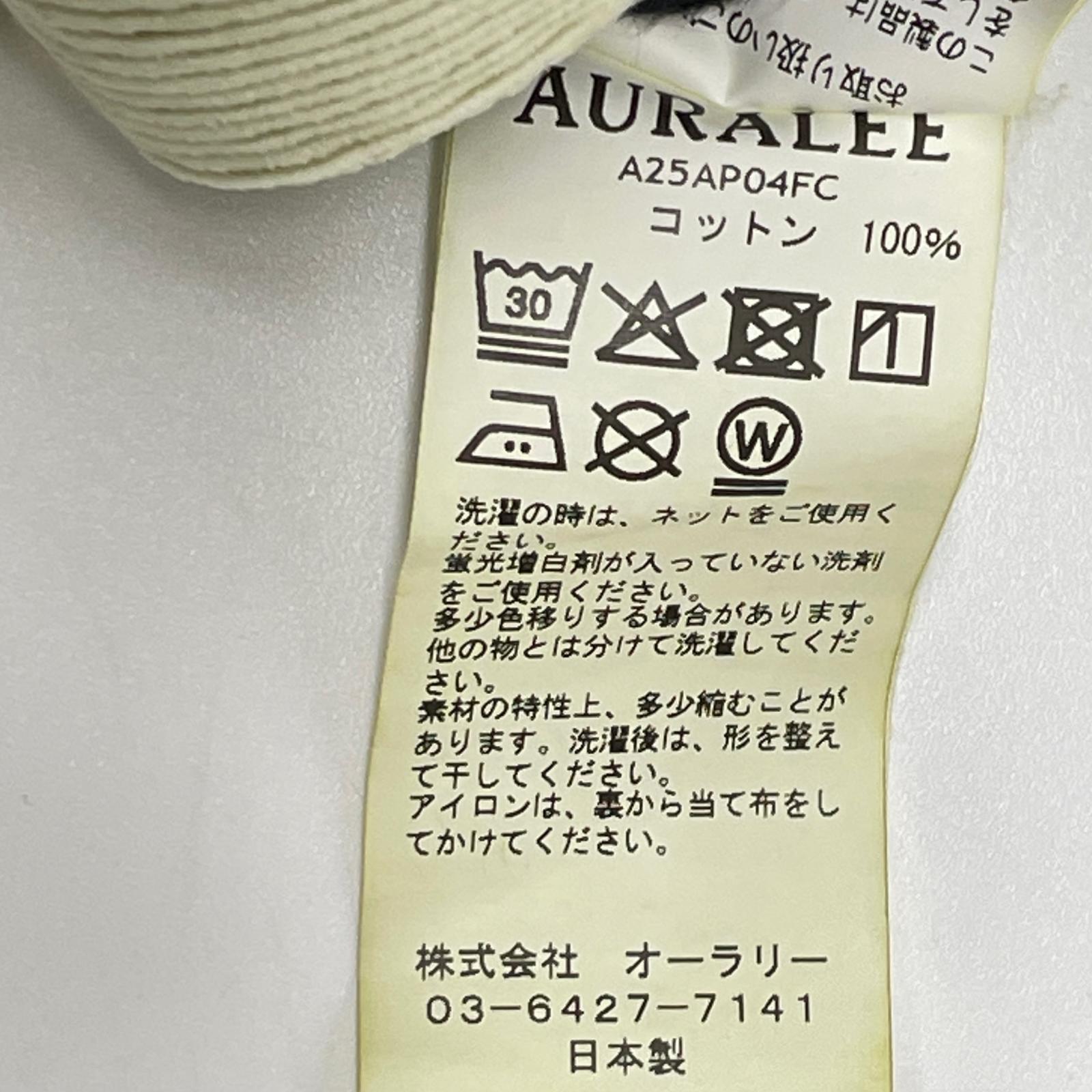 AURALEE オーラリー A25AP04FC 25AW DUSTY LIME/ダスティーライム PIGMENT DYED FINX CORDUROY WIDE 5P PANTS コーデュロイパンツ ボトムス