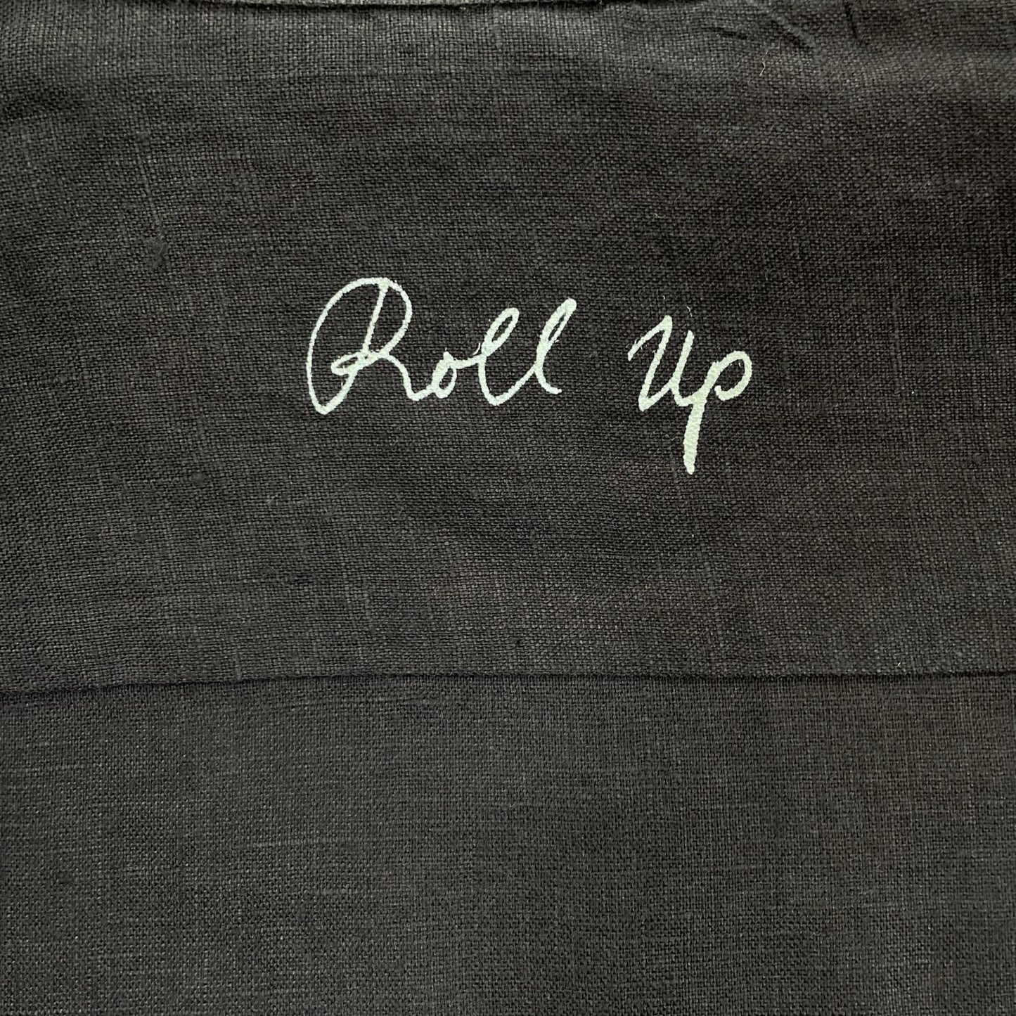 Porter Classic ポータークラシック ネイビー リネン100 ROLL UP/ロールアップ シャツ トップス