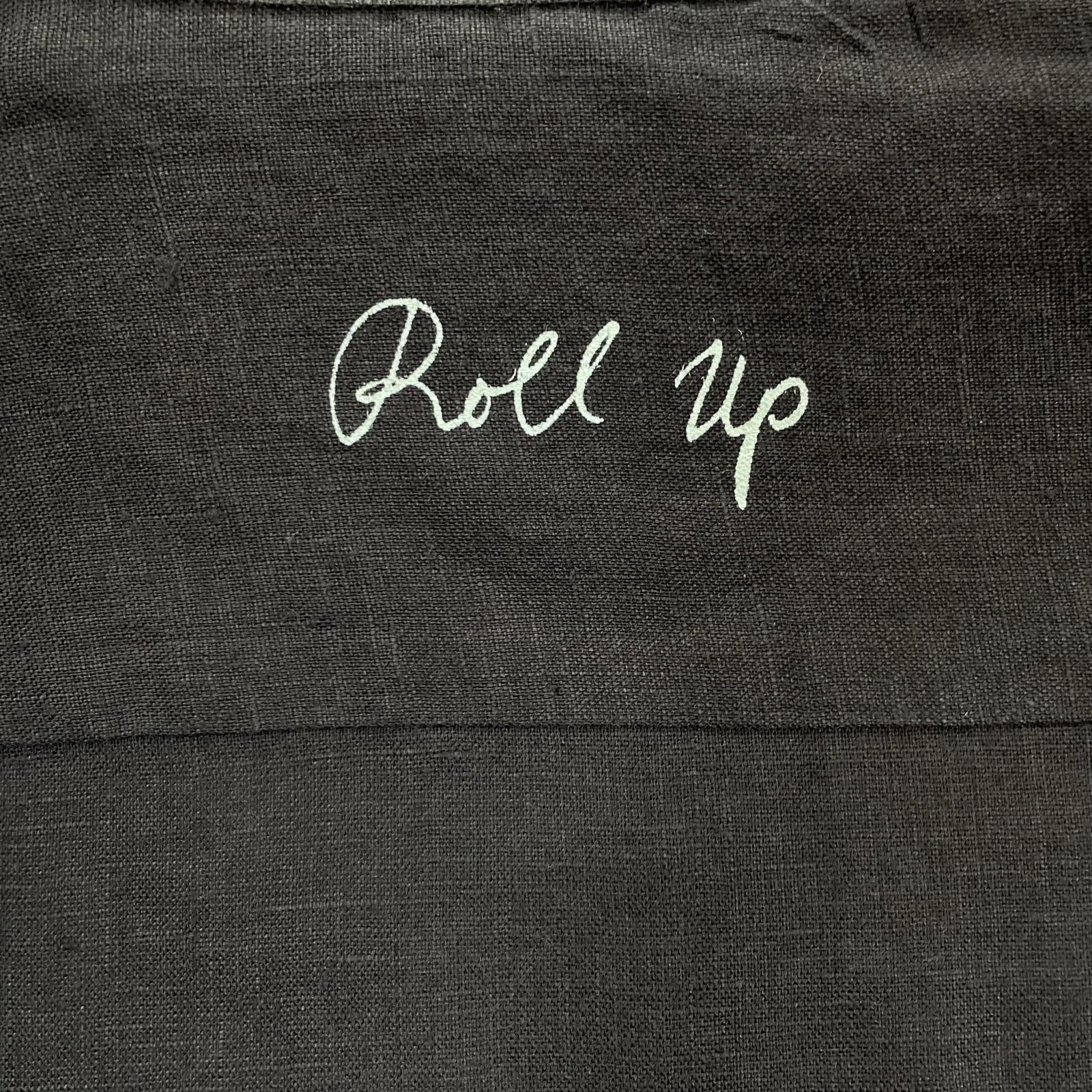 Porter Classic ポータークラシック ネイビー リネン100 ROLL UP/ロールアップ シャツ トップス
