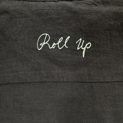Porter Classic ポータークラシック ネイビー リネン100 ROLL UP/ロールアップ シャツ トップス