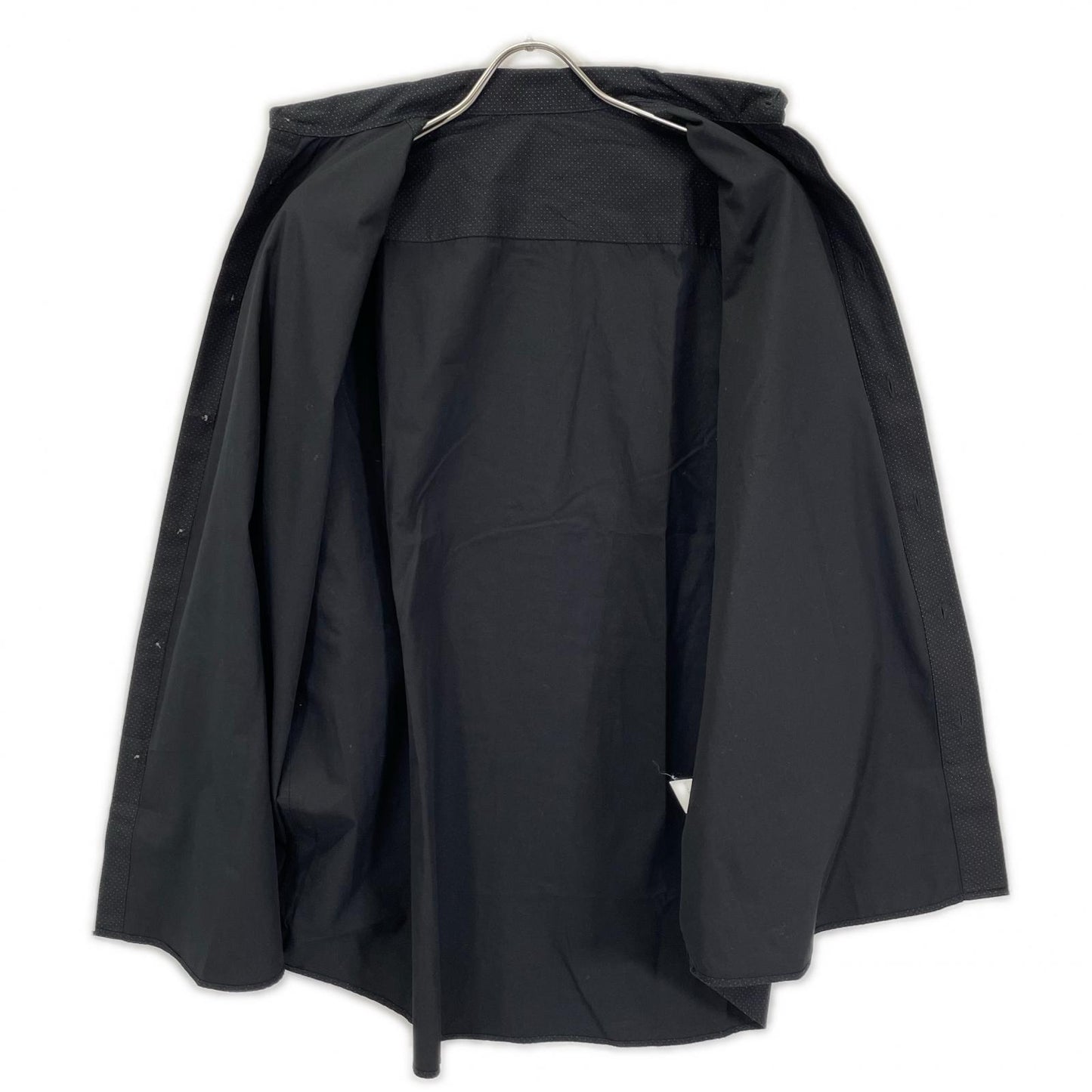Porter Classic ポータークラシック ブラック NEW ARTIST SMALL DOT SHIRT ニューアーティストスモールドットシャツ トップス