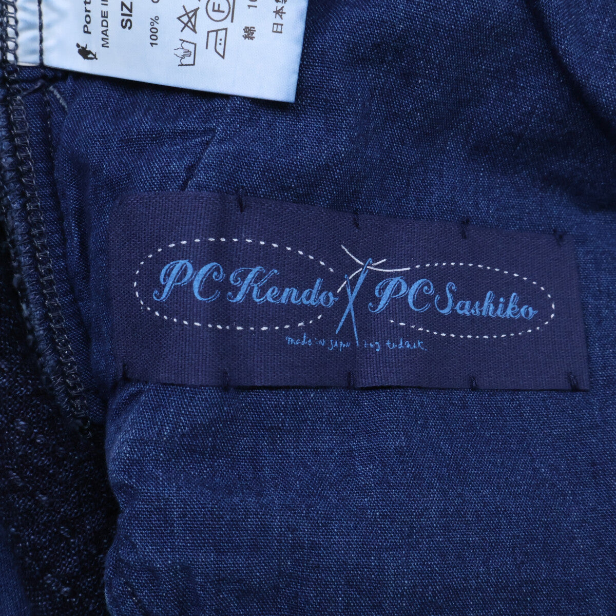 Porter Classic ポータークラシック PC SASHIKO ORIGINAL WIDE PANTS 刺し子 オリジナル ワイドパンツ ボトムス