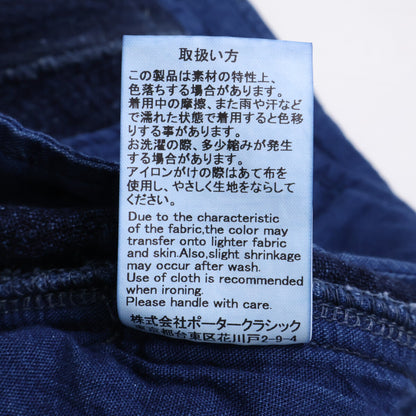 Porter Classic ポータークラシック PC SASHIKO ORIGINAL WIDE PANTS 刺し子 オリジナル ワイドパンツ ボトムス