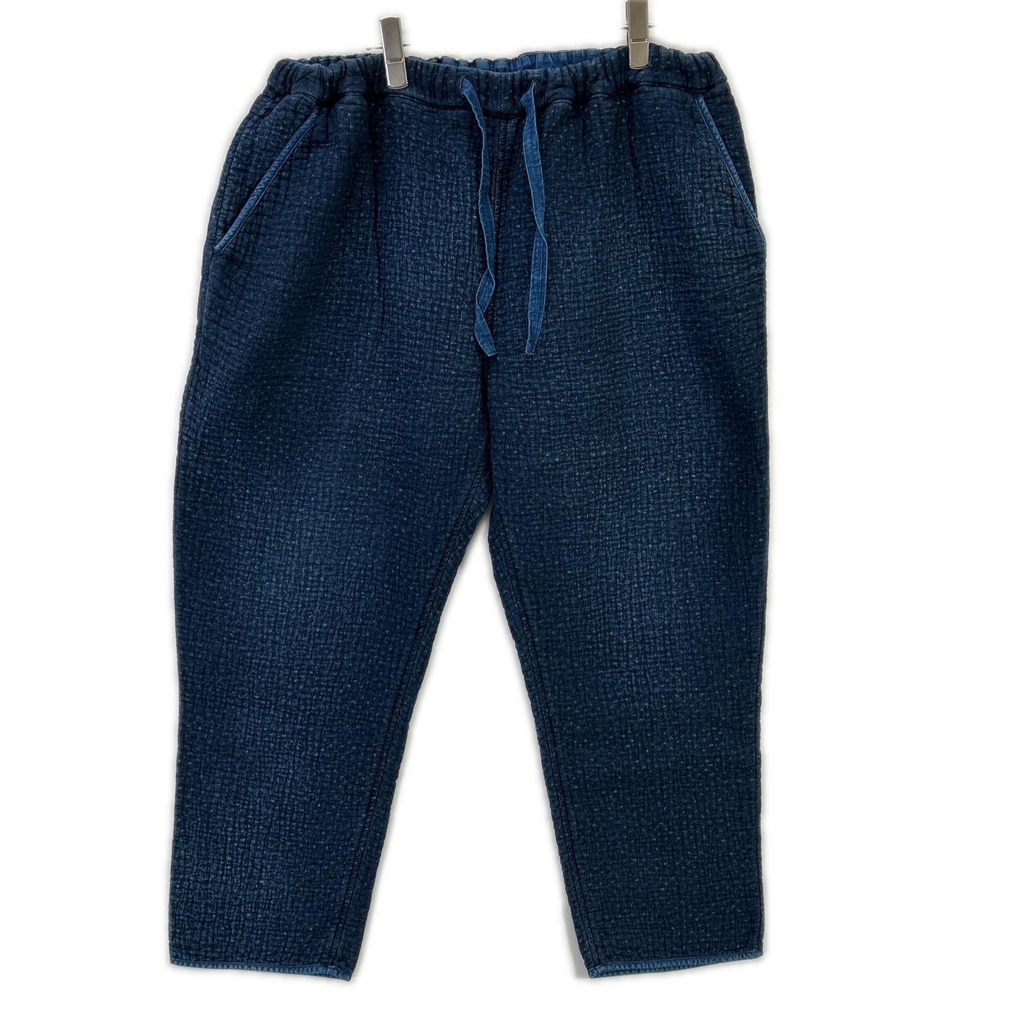 Porter Classic ポータークラシック インディゴ 刺し子 NEW SASIKO CROPPED PANTS/ニュー刺し子クロップドパンツ ボトムス