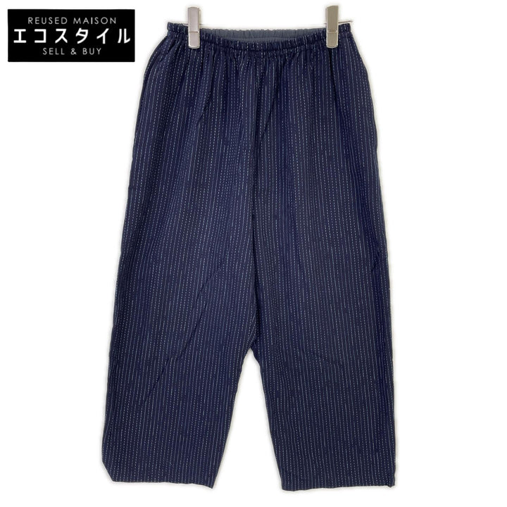 Porter Classic ポータークラシック PC-047-2652 ネイビー ストライプ KASURI STRIPE ORIGINAL PEACE PANTS ボトムス